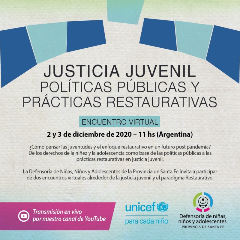 Seminario virtual de Justicia Juvenil y Prácticas Restaurativas